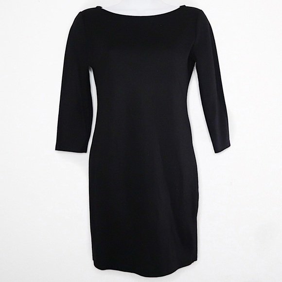 Forever 21 | Long Sleeve Black Body Con Dress - Picture 1 of 4